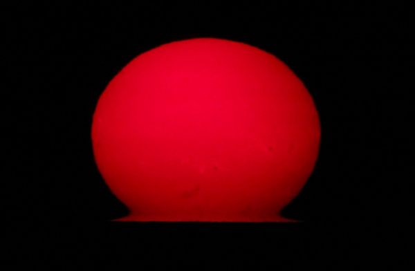 Hydrogen sunset - астрофотография
