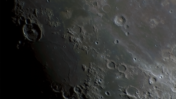 Mare Humorum & Gassendi Crater - астрофотография