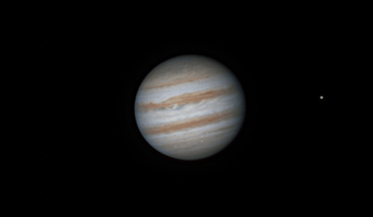 Анимация вращения Юпитера 16.08.23 (2.12 - 4.44)