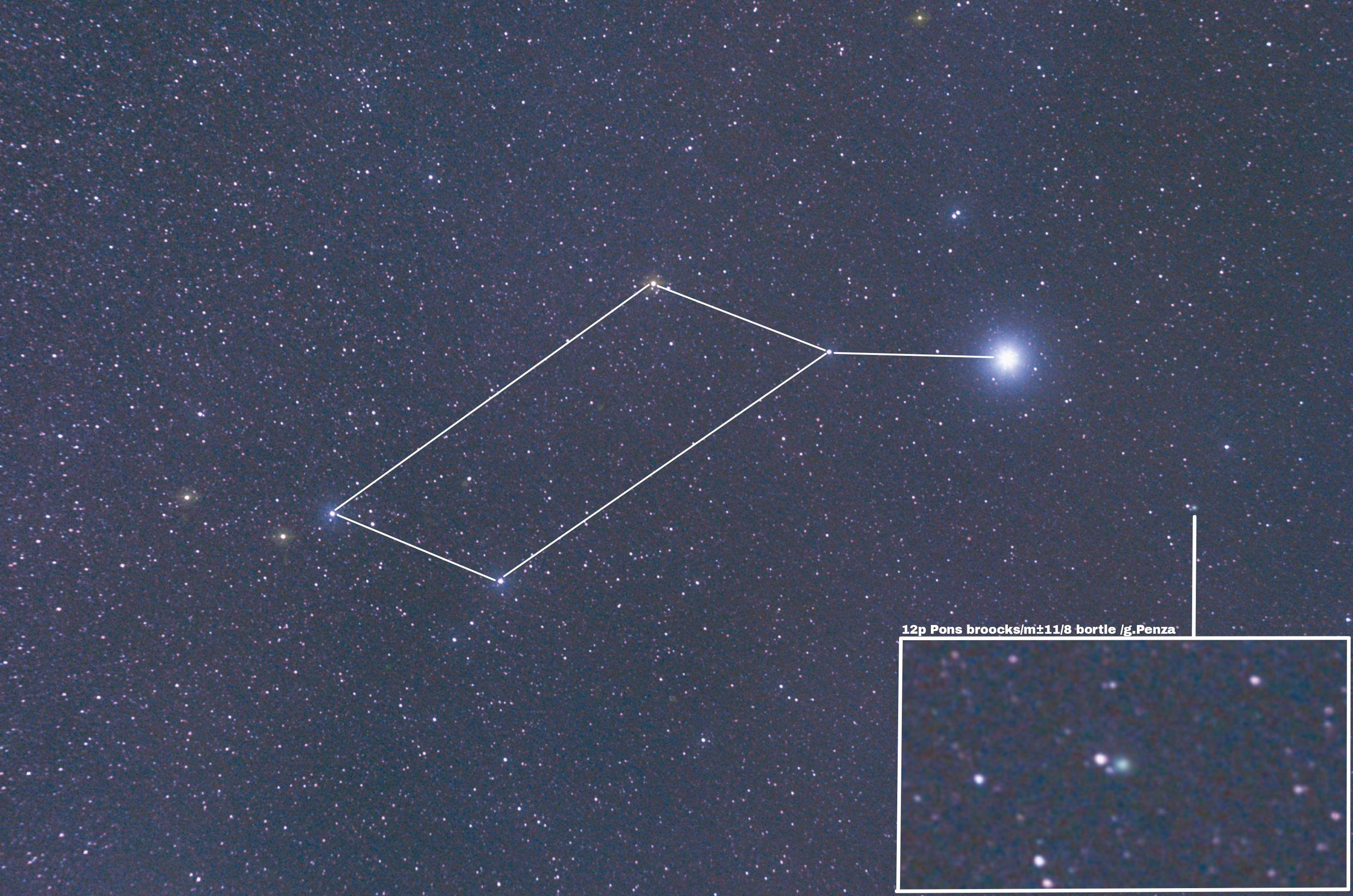 Комета понса брукса где наблюдать в москве. Комета 12p Pons-Brooks. 12р Понса-Брукса Комета. Комета 12p/Понса-Брукса. Комета 12p/Понса-Брукса Траектория.