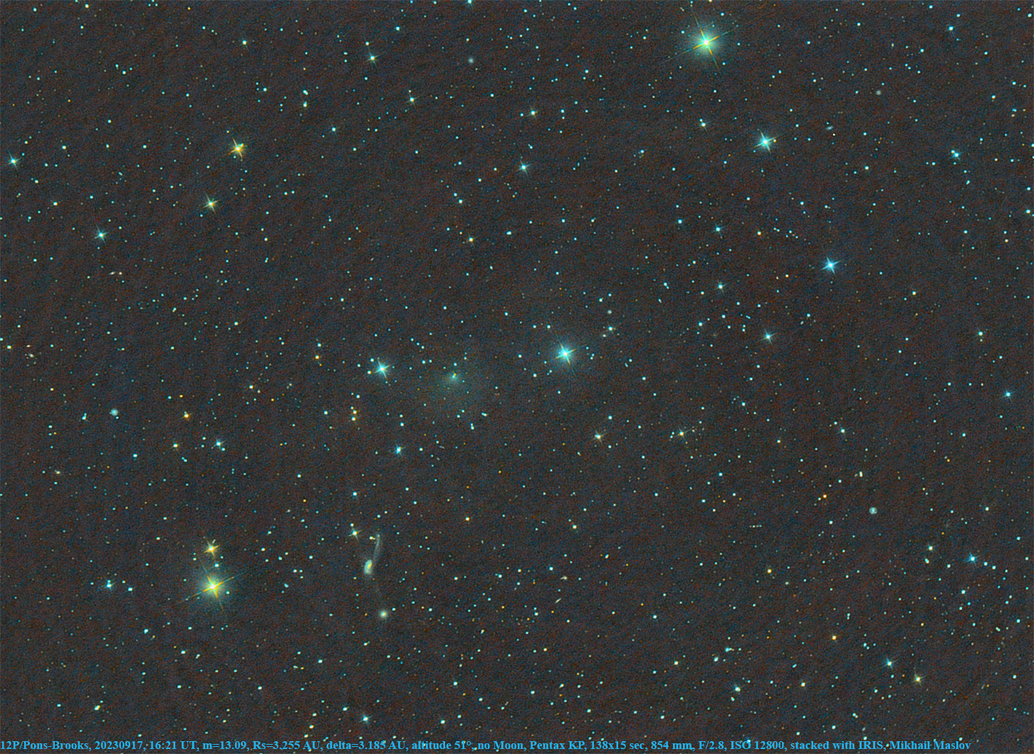 Комета 12p Pons-Brooks. 12p/Pons-Brooks. Астрофото кометы 12p понс Брукс. Комета Астрофото. Комета понса брукса 2024 фото